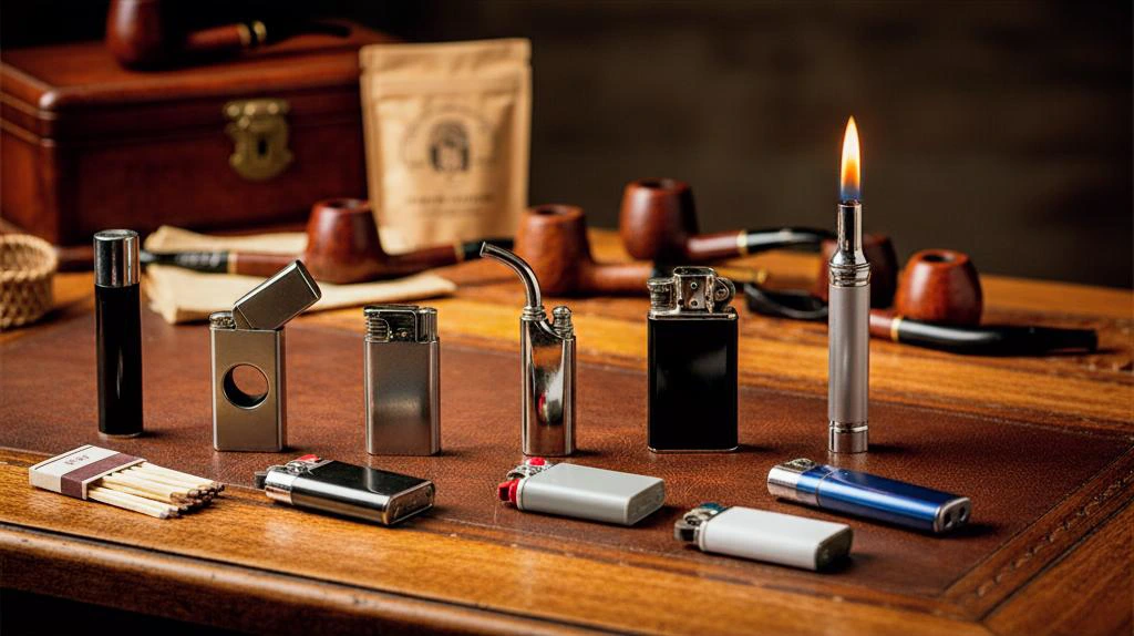 An example of a few pipe lighters